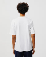 Load image into Gallery viewer, White Navy Logo Tee
