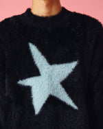 Load image into Gallery viewer, Black Fluffy Jumper
