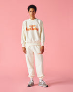 Load image into Gallery viewer, White/Orange Sweatpants
