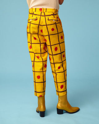 Yellow Checkered Trousers